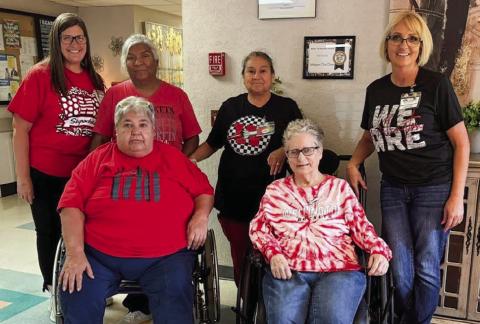Wellington Care Center celebrates Skyrocket game day