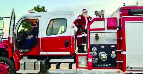 Santa spotted in Childress