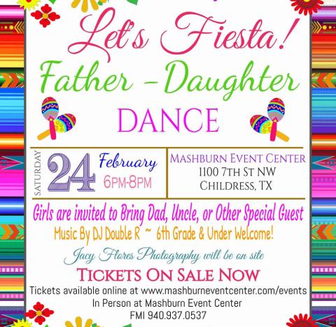 Mashburn Event Center´s annual Father-Daughter Dance next Saturday