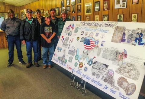 Collingsworth County’s Freeland creates ‘A Veteran’s Tribute’ mural
