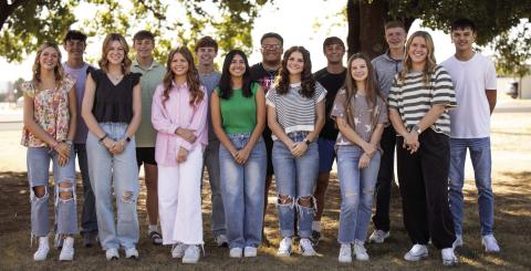 Childress High School homecoming court announced