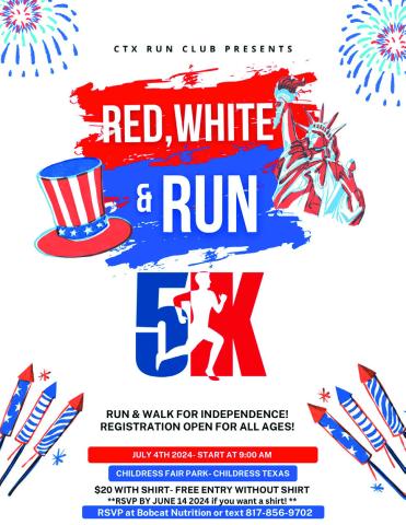 CTX Run Club to host firstever Red, White & Run 5K