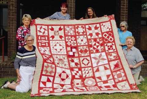 Wellington MethodistWomen present 2024 quilt creation