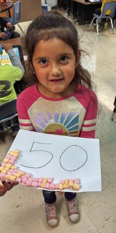 Travis Elementary celebrates 50 days of learning