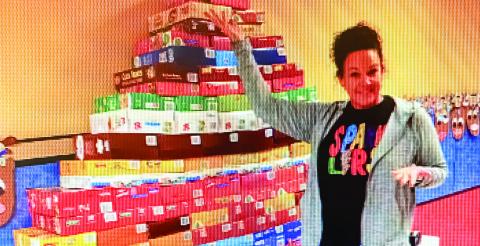 Third-grade Sparklers collect cereal boxes for two-fold purpose