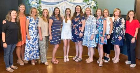 Friends honor Sicily Sumrall with a beautiful bridal shower on Sunday, June 22 in the Lewis Building of the Wellington Ritz Theatre complex. Courtesy Photo