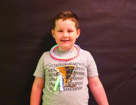 Charlie Owens is the son of Donny and Colleen Owens. Photos Courtesy of Memphis ISD