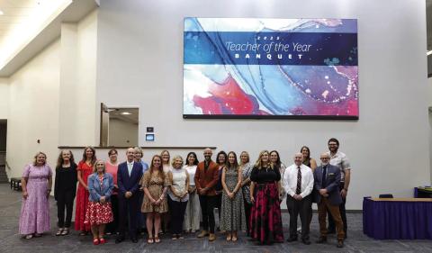 Hardin, Ross represent Memphis ISD at Region 16 Teacher of the Year awards