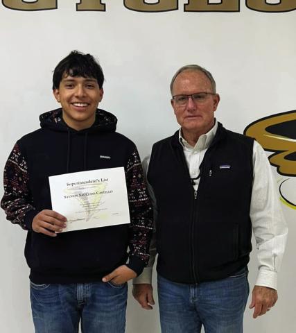 Steven Saucedo Castillo, ninth grade