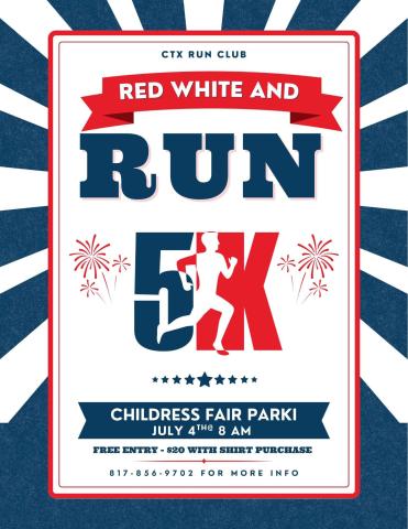 CTX Run Club to host 2nd Annual Red, White and Run 5K