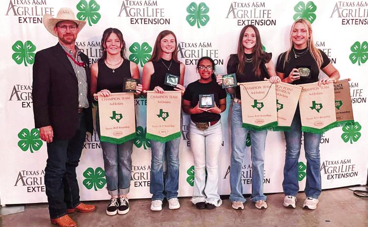 Hall County 4-H dominates Soil Judging competition atTexas 4-H Roundup