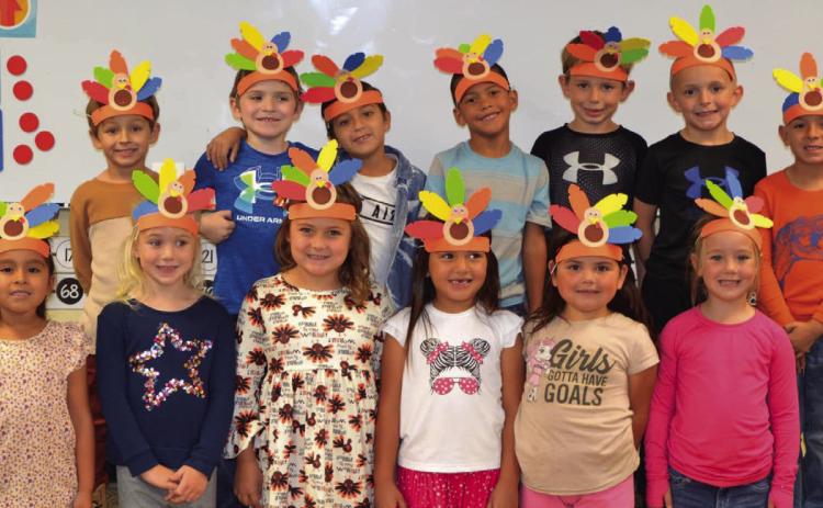 Colin Brown’s kindergarten class