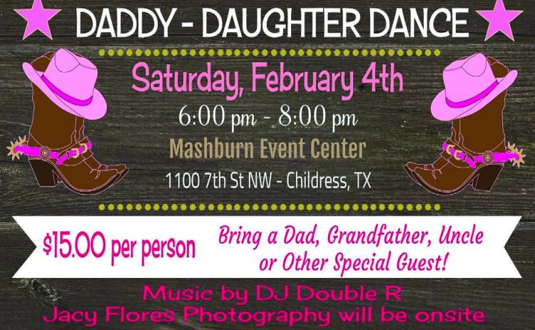 Boots and Beauties Daddy-Daughter Dance to be held this Saturday