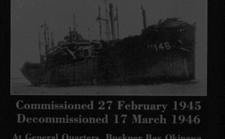 U.S.S. Collingsworth Plaque Photo and Images Courtesy of Floyd A. Killough Collection