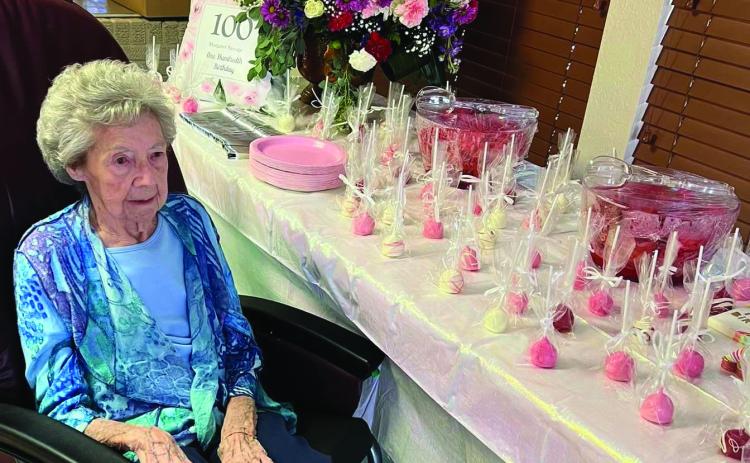 Savage celebrates 100th birthday withWellington Care Center