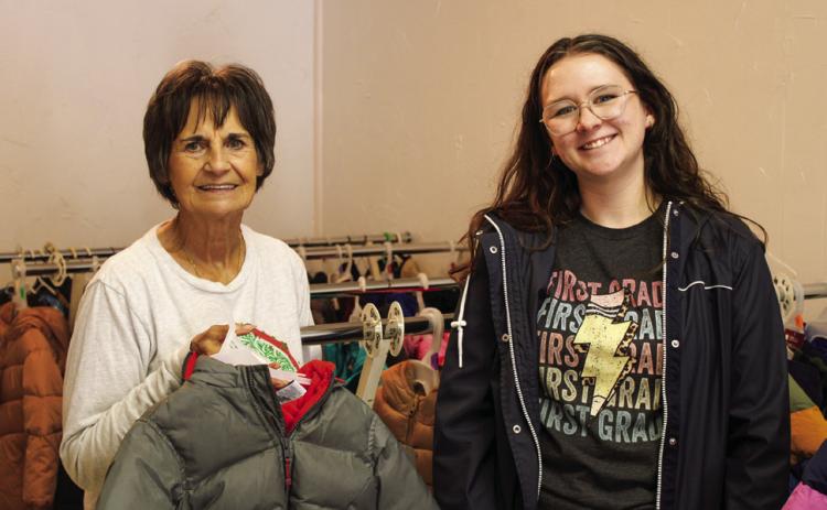 Childress County Christmas Sharing, including board members Raenell Smith, left, and Haley Richardson, right, will begin accepting applications for the 2024 holiday season Thursday, Nov. 14. The Red River Sun/Elizabeth Tanner