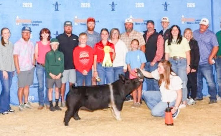 Wellington High School junior Maggie Tillman spends her spring break at the Houston Livestock Show and Rodeo (HLSR), placing fifth with her middleweight Hampshire barrow on Tuesday, March 17 and earning a coveted spot in the HLSR sale later this week. Wellington High School