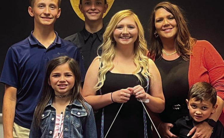 Childress’ Bradley sworn in as President-Elect of the Iota Theta Chapter of Kappa Delta Pi