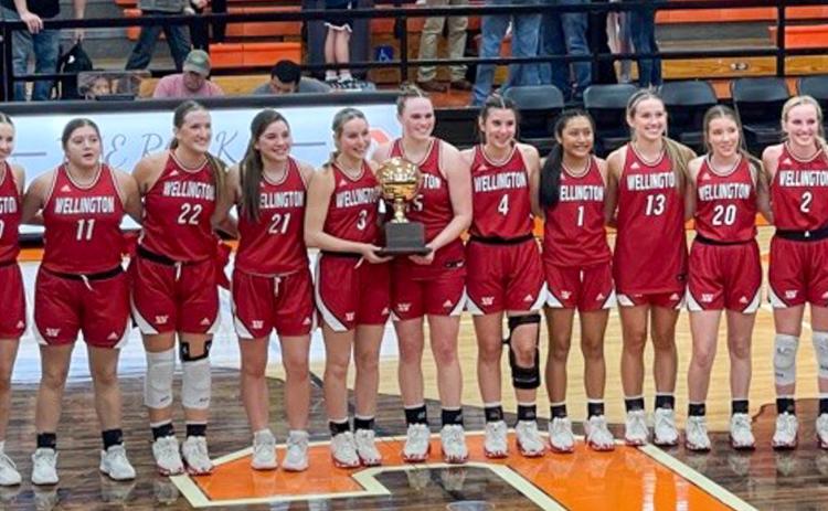 The Wellington Lady Rockets take down Vega in a Class 2A regional quarterfinal clash Tuesday, Feb. 20 at Caprock Activity Center. Courtesy Photo
