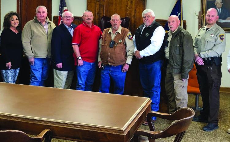 Collingsworth County officials recite New Year’s Day oath of office