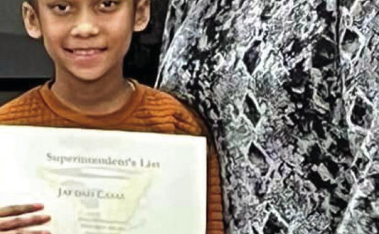 Jaedah Casas, third grade
