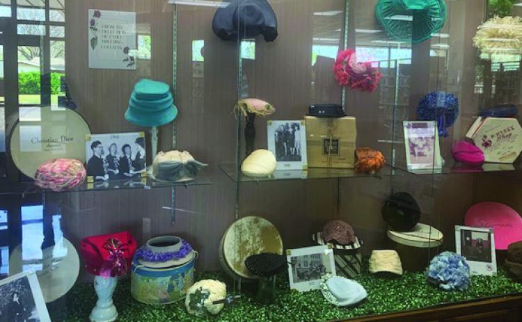 Collingsworth Public Library exhibits Coleman hat collection