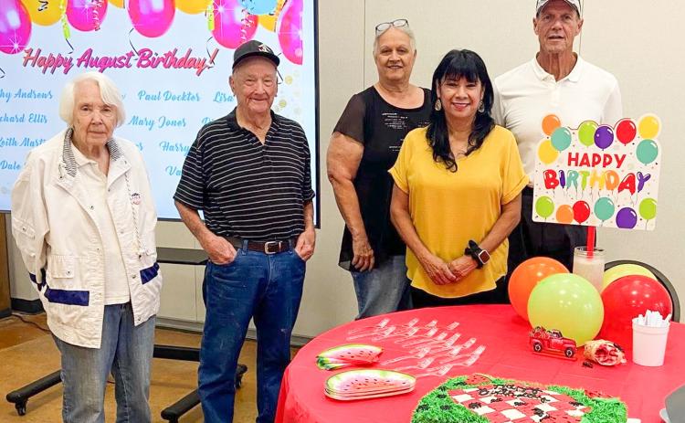 Wellington Senior Citizens Center celebrates August birthdays