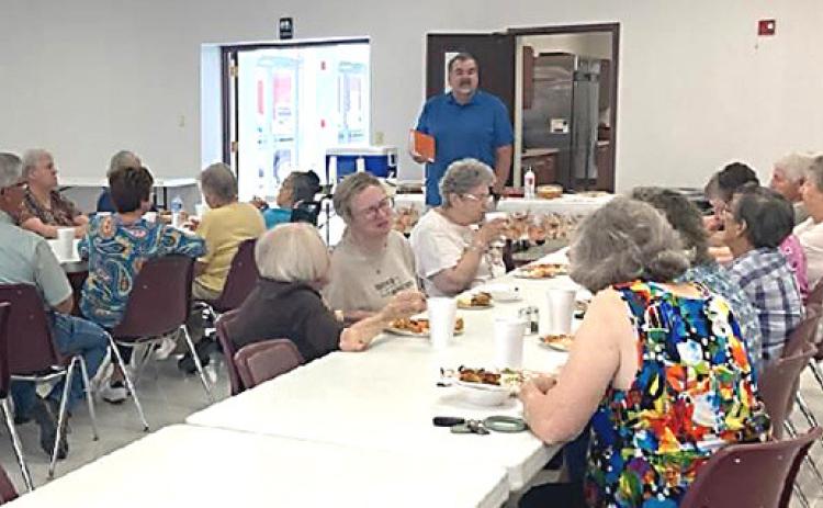 55+ group enjoys luncheon