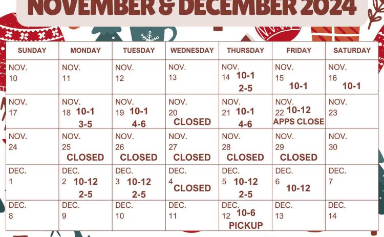 Thursday, Nov. 14 marked the first official application day for Childress County Christmas Sharing. Graphics Courtesy of Childress County Christmas Sharing