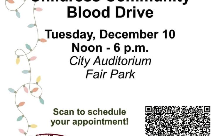 Childress Community Blood DriveTuesday