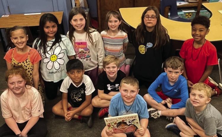 Sponsored by Texas Farm Bureau’s Ag Literacy Week, “I Love Strawberries!”, by Shannon Anderson, includes lesson plans and activities for second graders. Debbie George’s second grade students include, front row, from left: Piper Barnes, Joe Lemons, Quade Weatherly. Second row, from left: Joshua Orozco, Hoyt Warren, Maverick Orr. Third row, from left: Sophia Manuel, Zariyah Reyes, Callahan Cantu, Peyton Roberson, Zoey Flores, Kiah Lewis. Courtesy Photos