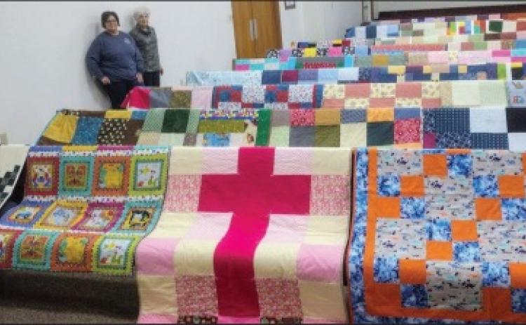 Prayer quilt ministry blesses kids