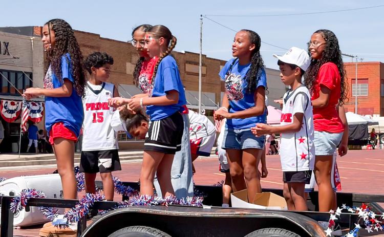 Wellington youth join forces for patriotic parade