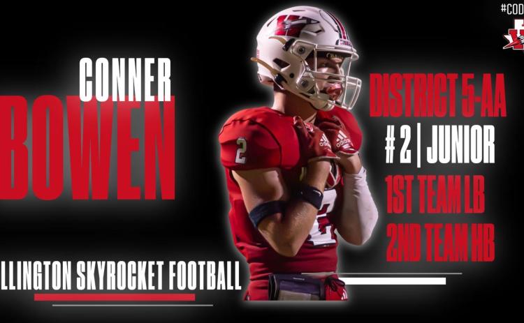 Conner Bowen, First Team Linebacker, Second Team Halfback