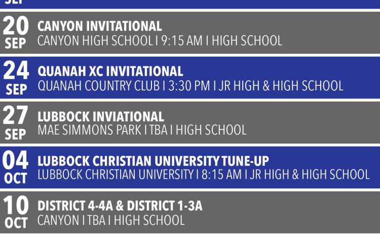 Childress cross country to open season at JeepWebb Classic