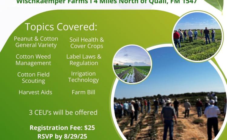 Collingsworth County announces  2025 Crop Tour