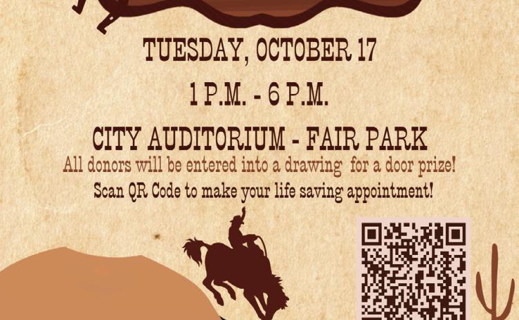 Childress Community Blood Drive coming up