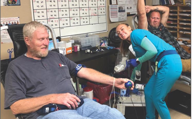 Coffee Blood Center meets Collingsworth County goal