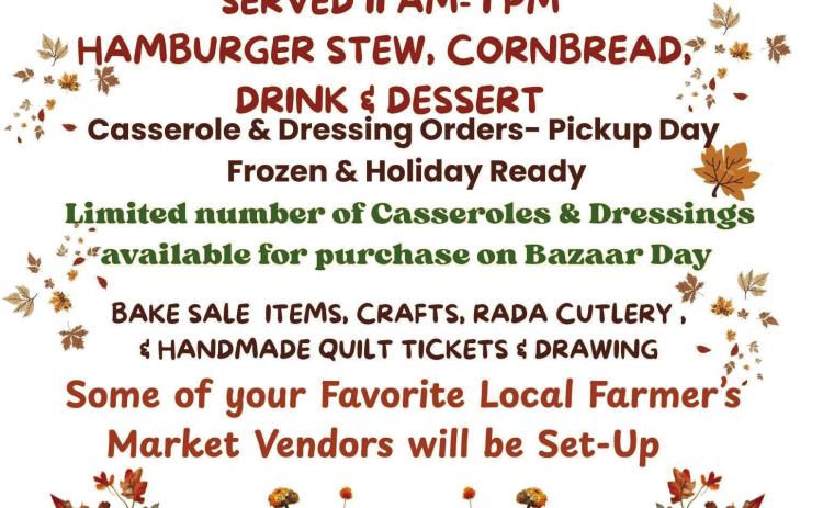 Childress Methodist Women to host Annual Fall Fest this Saturday