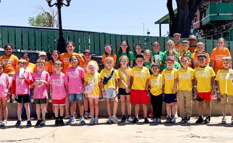 On Friday, May 8, Wellington Elementary School first-fifth-grade Sparklers who earned over 50 Accelerated Reading (AR) points boarded the Skyrocket bus for a trip to Wonderland Amusement Park in Amarillo. Outfitted in color-coded Sparkler T-shirts, everyone enjoyed exploring the amusement park and experiencing the array of rides. SHAUNA SALINAS/THE GREENBELT INTREPID