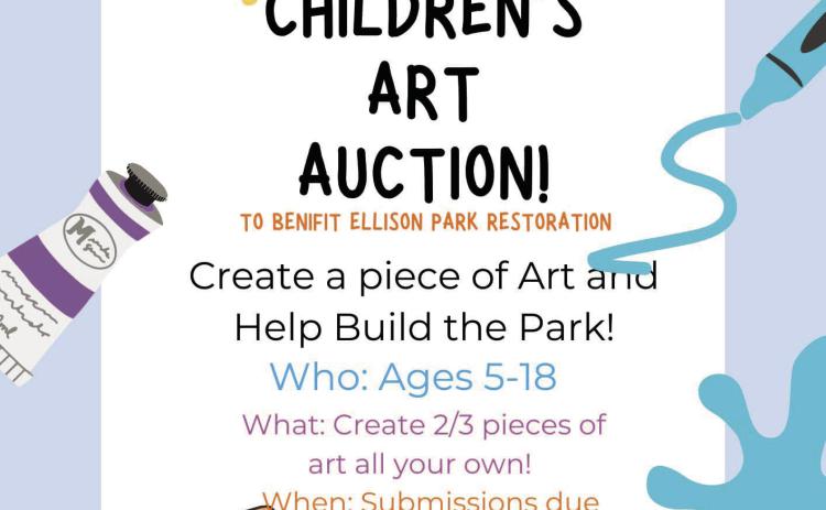 Art auction to benefit restoration of Ellison Park