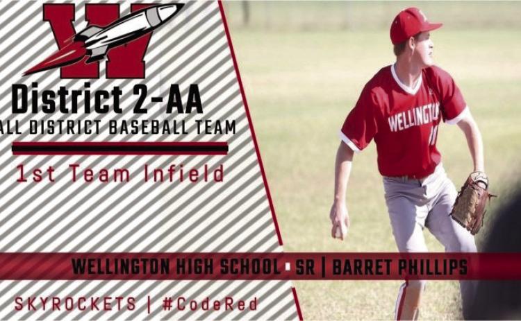 Barret Phillips, Senior, First Team Infield Courtesy Images
