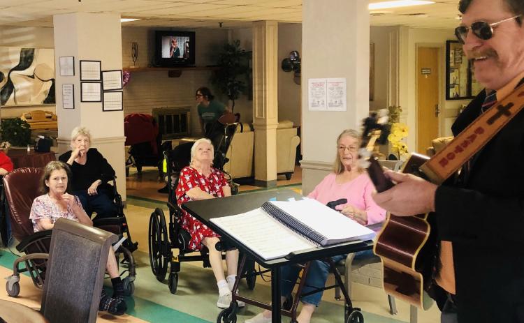 Sunday service inspires Wellington Care Center residents