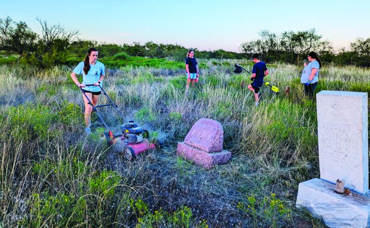 Youth project impacts Loco Cemetery
