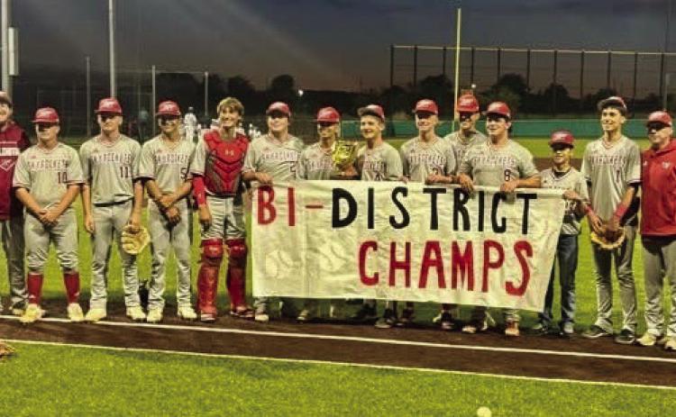 The Wellington Skyrockets take a 15-4 win over the Sanford-Fritch Eagles Wednesday, April 30, earning the bi-district championship title. Wellington High School