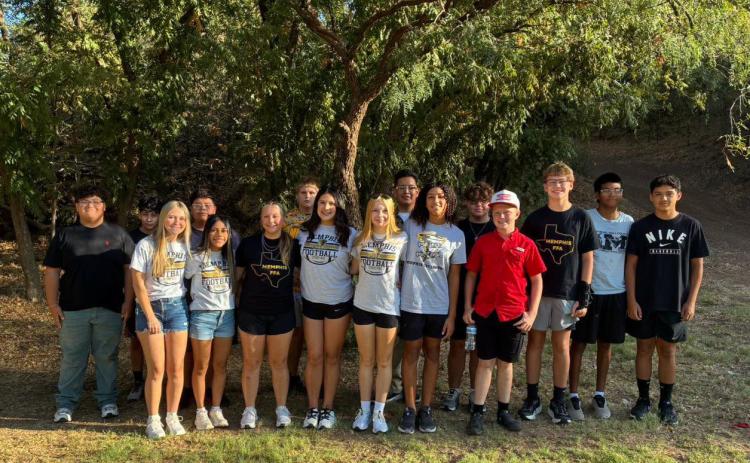 Memphis FFA freshman members attended the Greenbelt FFA District meeting and camp on Aug. 26.