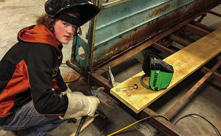 Career training center repairs trailer