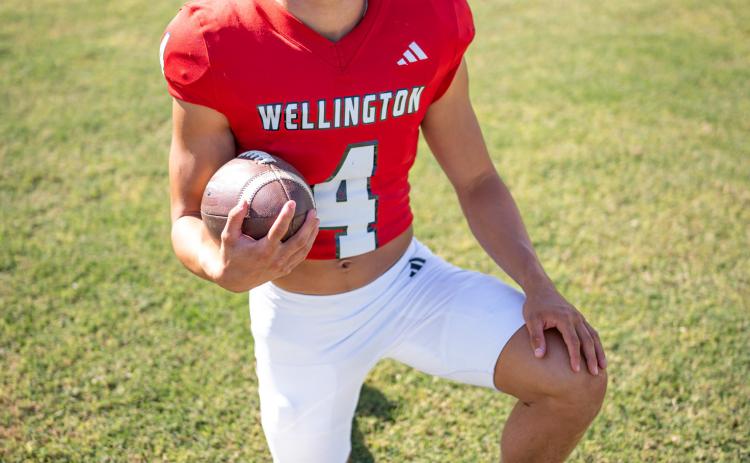 Wellington’s Noah Cantu was recently selected in Press Pass Sports’ Top 10 Texas Panhandle and South Plains Football Performers from Week 9, announced Sunday, Oct. 26. Cantu, a senior running back for the Skyrockets, made play after play in Wellington’s 67-7 victory against Shamrock Friday, Oct. 24, scoring five touchdowns on 67 rushing yards with only nine carries to secure the Skyrockets are playoff bound and remain unbeaten in district. HZW Media