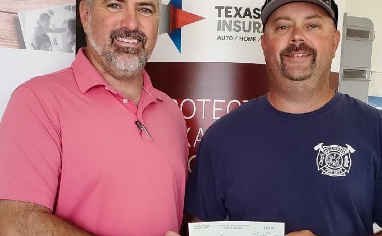 Collingsworth Farm Bureau provides proceeds to further Orr’s fire training