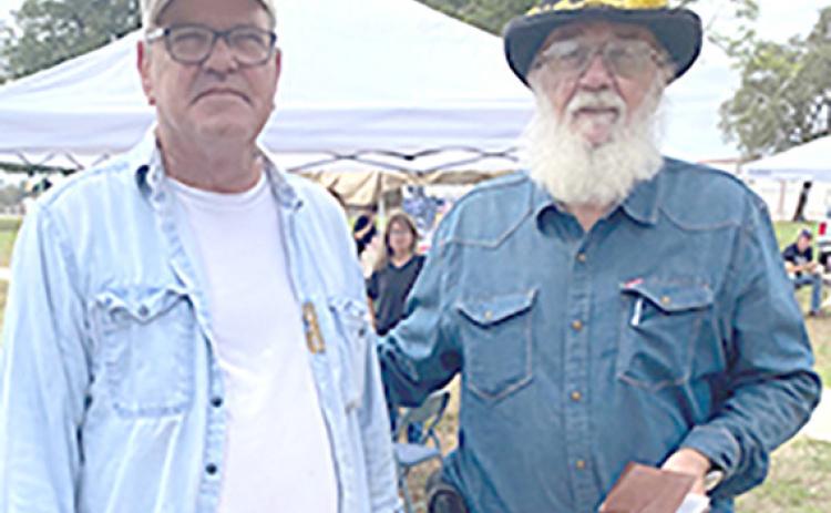 Visitors enjoy Rocky Sprott 6th Living History events